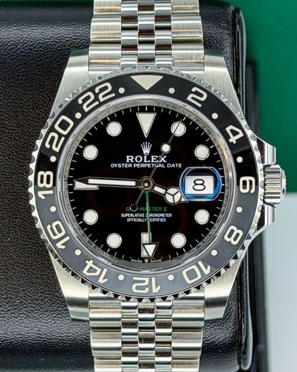 2026 Rolex GMT-Master II "Bruce Wayne" 40MM Black Dial Jubilee Bracelet (126710GRNR)