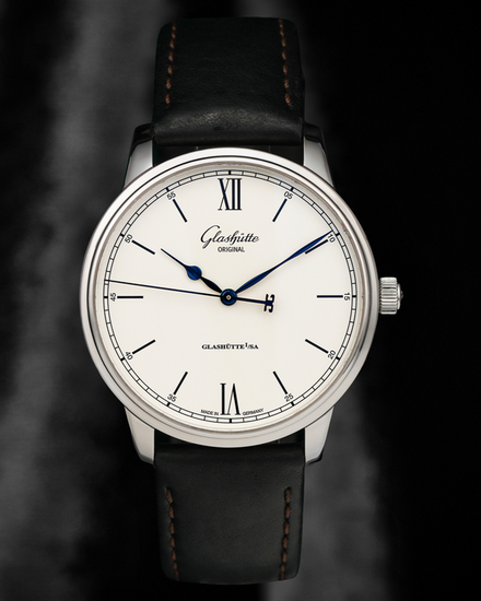 2024 Glashütte Original Senator Excellence 40MM Silver Dial Leather Strap (1-36-01-01-02-01)
