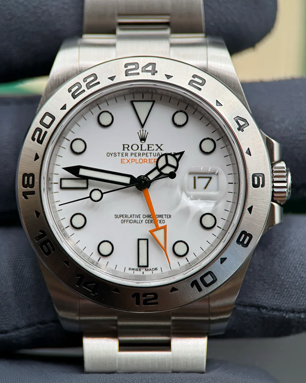 2020 Rolex Explorer II "Polar" 42MM White Dial Oyster Bracelet (216570)