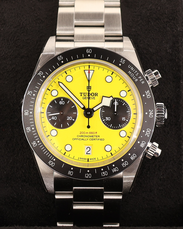 2026 Tudor Black Bay Chrono "Bumblebee" 39MM Yellow Dial Steel Bracelet (79310N)