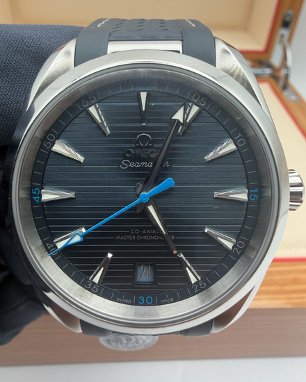 Omega Seamaster Aqua Terra 150M 41MM Blue Dial Rubber Strap (220.12.41.21.03.002)