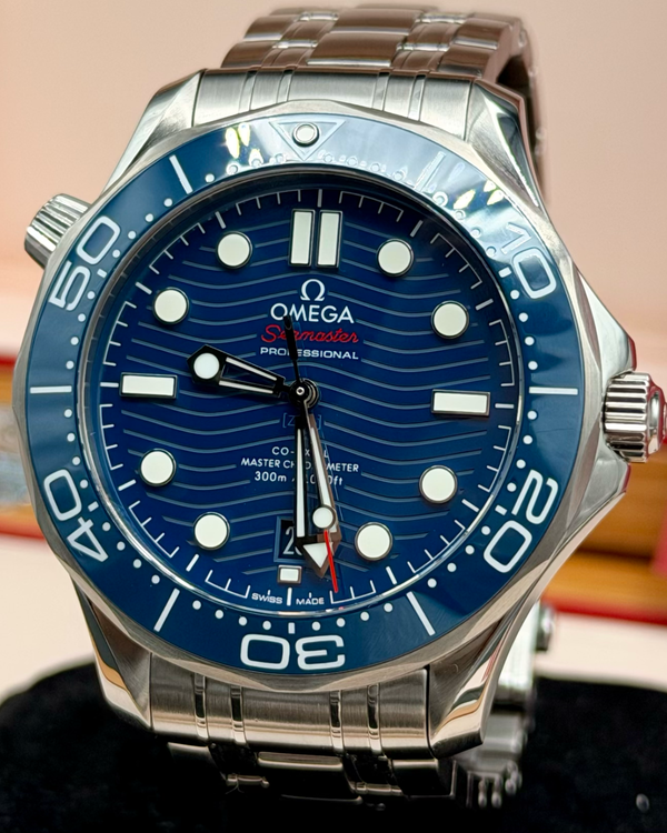 2024 Omega Seamaster Diver 300M 42MM Blue Dial Steel Bracelet (210.30.42.20.03.001)