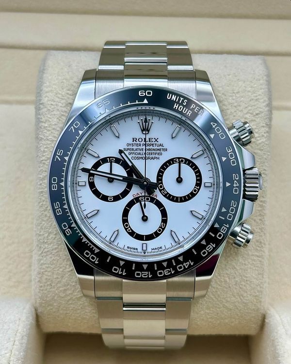 2026 Rolex Cosmograph Daytona "Panda" 40MM White Dial Oyster Bracelet (126500LN)