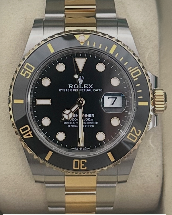 2025 Rolex Submariner Date 41MM Black Dial Two-Tone Oyster Bracelet (126613LN)