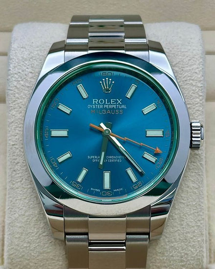 2016 Rolex Milgauss 40MM Black Dial Oyster Bracelet (116400GV)