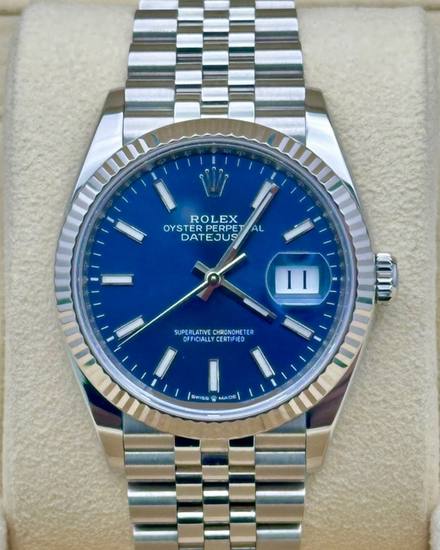 2026 Rolex Datejust 36MM Blue Dial Jubilee Bracelet (126234)