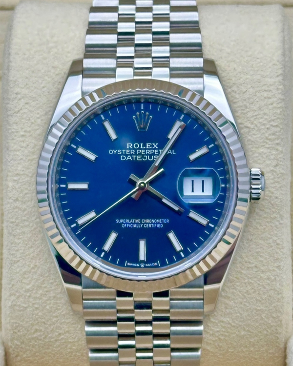 2026 Rolex Datejust 36MM Blue Dial Jubilee Bracelet (126234)