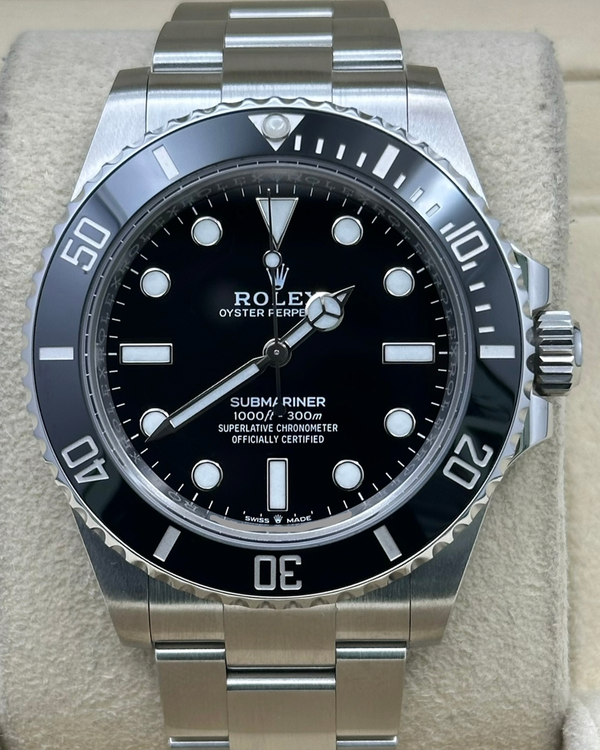 2025 Rolex Submariner No-Date 41MM Black Dial Oyster Bracelet (124060)