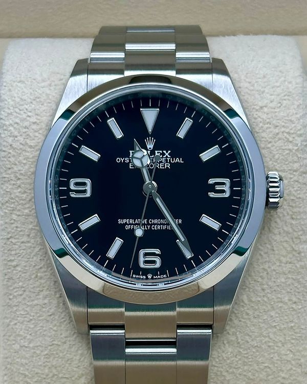 2021 Rolex Explorer 36MM Black Dial Oyster Bracelet (124270)