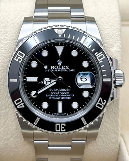 2016 Rolex Submariner Date 40MM Black Dial Oyster Bracelet (116610LN)