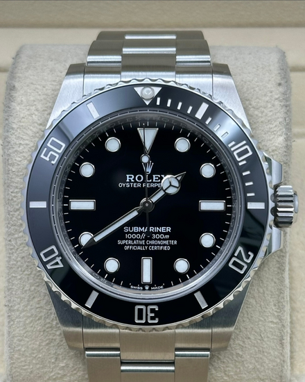 2024 Rolex Submariner No-Date 41MM Black Dial Oyster Bracelet (124060)