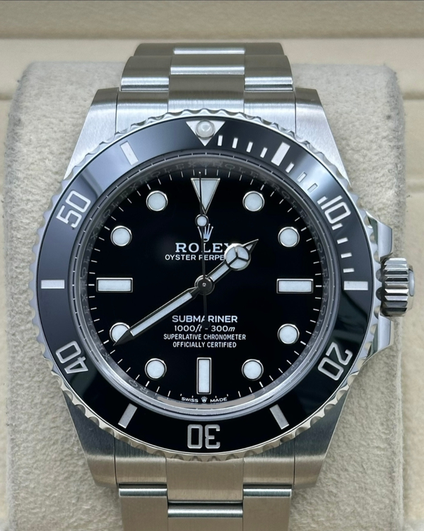 2024 Rolex Submariner No-Date 41MM Black Dial Oyster Bracelet (124060)