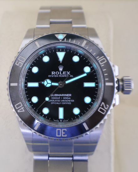 2022 Rolex Submariner No-Date 41MM Black Dial Oyster Bracelet (124060)