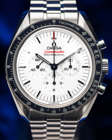 2026 Omega Speedmaster Professional Moonwatch 42MM White Dial Steel Bracelet (310.30.42.50.04.001)