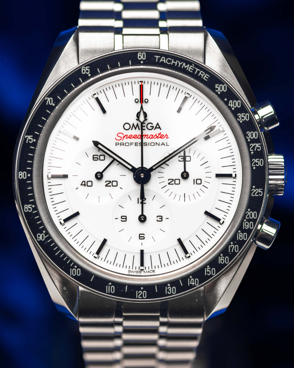 2026 Omega Speedmaster Professional Moonwatch 42MM White Dial Steel Bracelet (310.30.42.50.04.001)