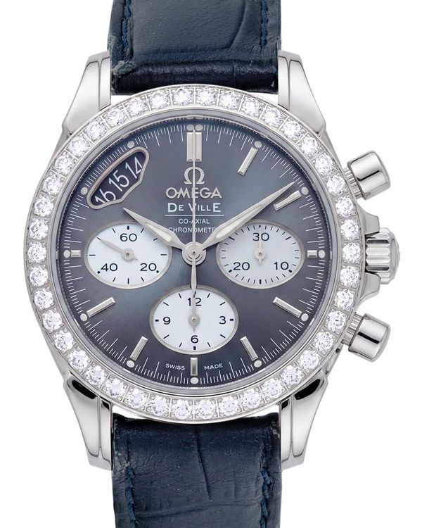 Omega De Ville 35MM Grey Dial Leather Strap (422.18.35.50.06.001)