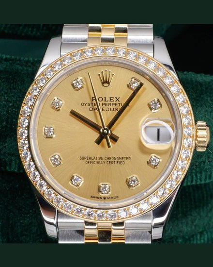 2023 Rolex Datejust 31MM Champagne Dial Two-Tone Jubilee Bracelet (278383RBR)