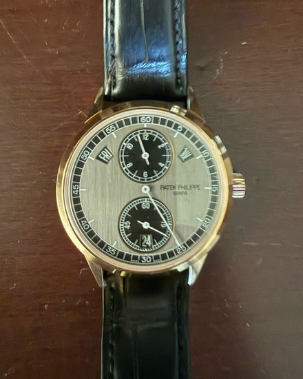 2021 Patek Philippe Annual Calendar Regulator 40.5MM Slate Dial Leather Strap (5235/50R-001)