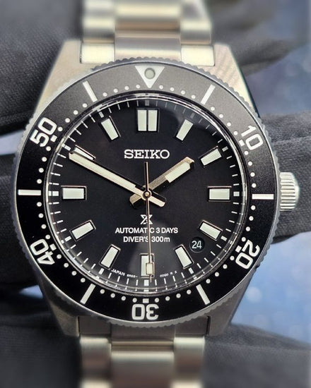 No Reserve - 2026 Seiko Prospex 1965 Heritage Diver 40MM Black Dial Steel Bracelet (SPB453)