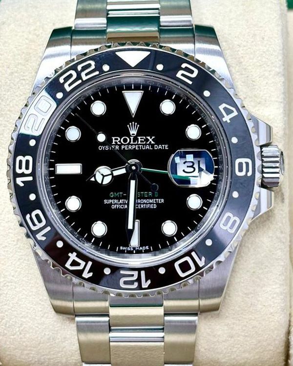 2017 Rolex GMT-Master II 40MM Black Dial Oyster Bracelet (116710LN)