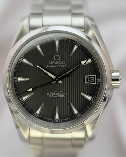 2025 Omega Seamaster Aqua Terra 150M 38.5MM Grey Dial Steel Bracelet (231.10.39.21.06.001)