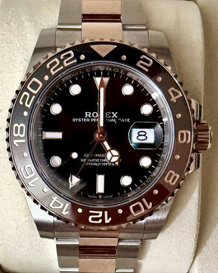 2026 Rolex GMT-Master II "Rootbeer" 40MM Black Dial Two-Tone Oyster Bracelet (126711CHNR)