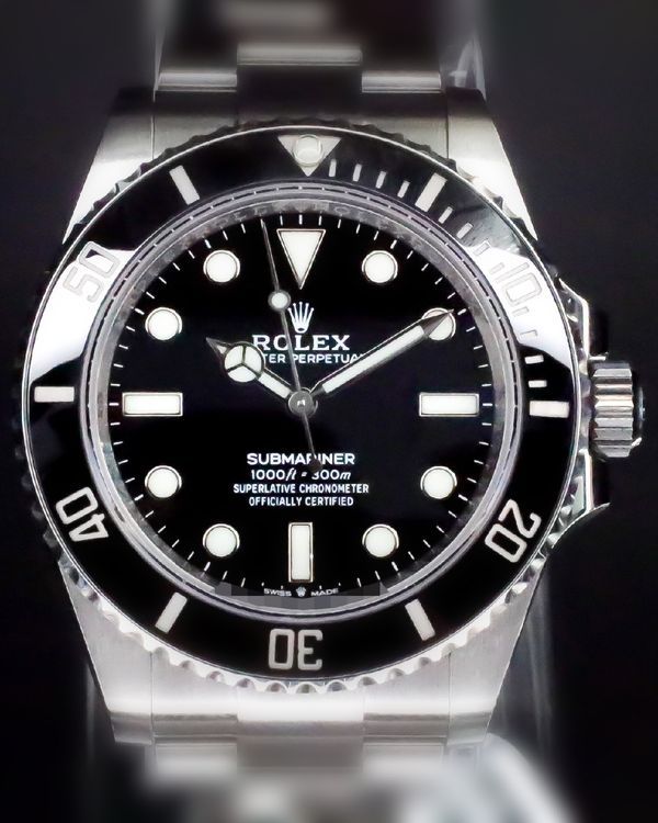 2022 Rolex Submariner No-Date 41MM Black Dial Oyster Bracelet (124060)