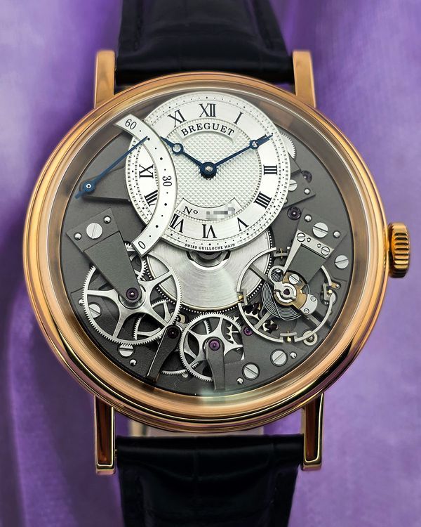 2018 Breguet Tradition 40MM Skeleton Dial Leather Strap (7097BR/G1/9WU)