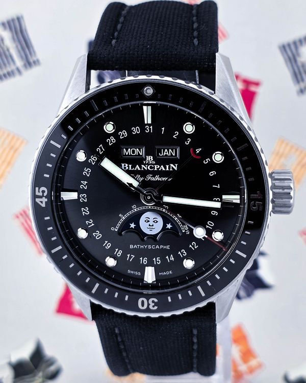 2023 Blancpain Fifty Fathoms 43MM Grey Dial Textile Strap  (5054-1110-NABA)