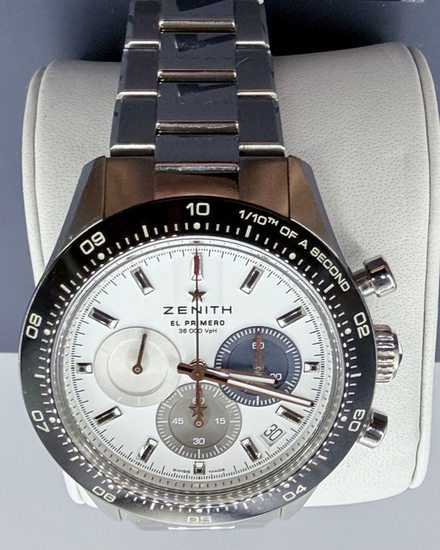 2023 Zenith Chronomaster Sport 41MM White Dial Steel Bracelet (03.3100.3600/69.M3100)