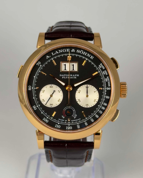 2020 A. Lange & Söhne Datograph 41MM Black Dial Leather Strap (405.031)
