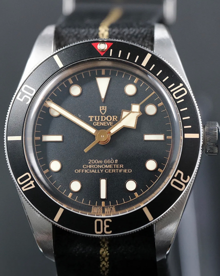 2023 Tudor Black Bay Fifty-Eight 39MM Black Dial Textile Strap (79030N)