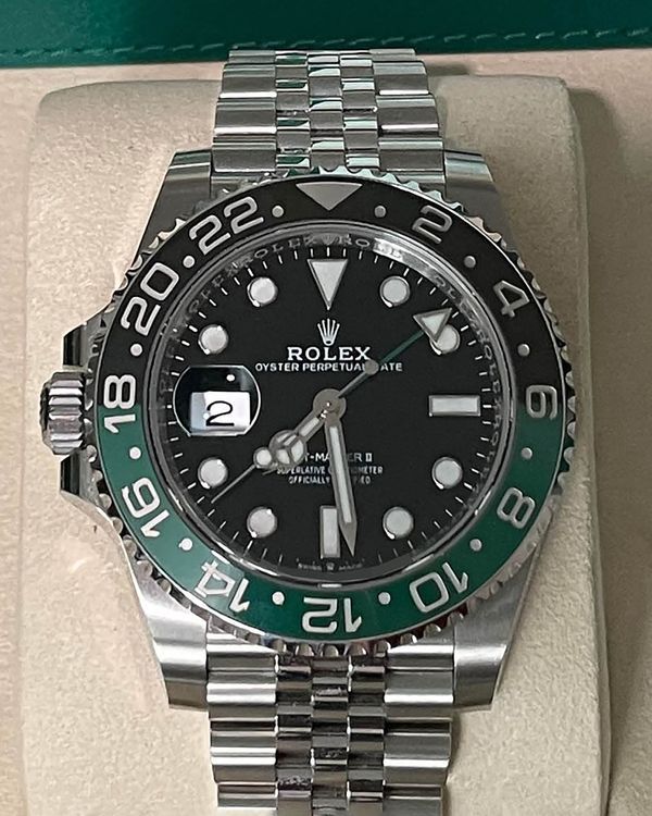 2025 Rolex GMT-Master II “Sprite” 40MM Black Dial Jubilee Bracelet (126720VTNR)