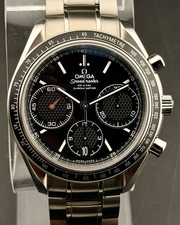 Omega Speedmaster Racing 40MM Black Dial Steel Bracelet (326.30.40.50.01.001)