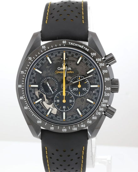 No Reserve - 2024 Omega Speedmaster Dark Side of the Moon "Apollo 8" 44.25MM Black Dial Leather Strap (310.92.44.50.01.001)