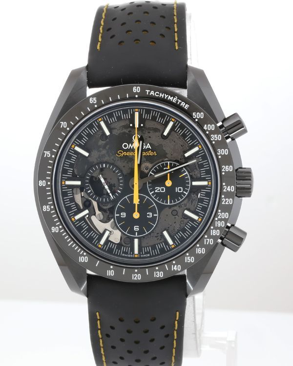 No Reserve - 2024 Omega Speedmaster Dark Side of the Moon "Apollo 8" 44.25MM Black Dial Leather Strap (310.92.44.50.01.001)