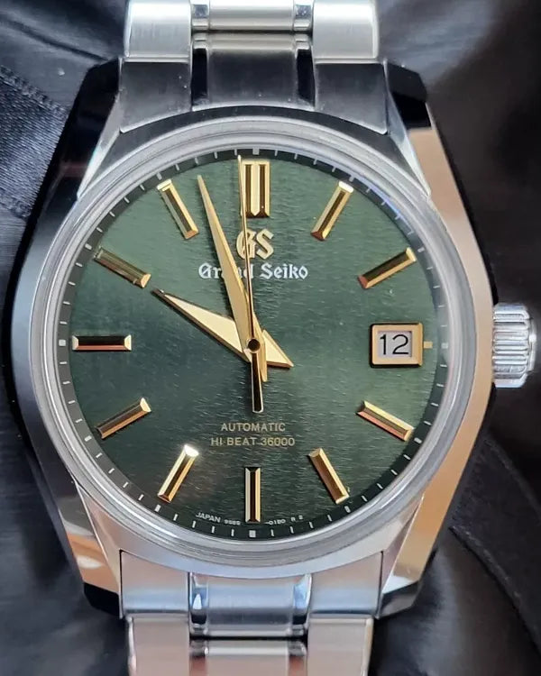 2021 Grand Seiko Heritage Collection "Rikka Early Summer" 40MM Green Dial Steel Bracelet (SBGH271)