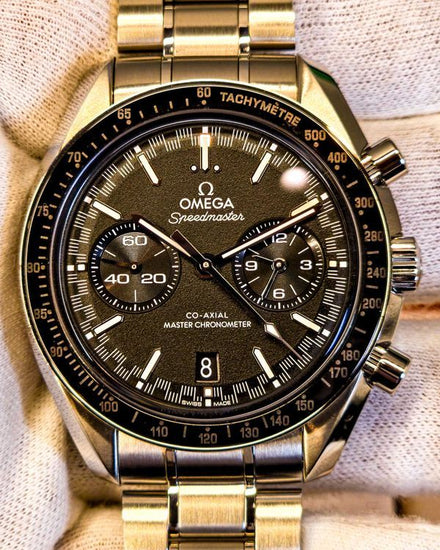 2025 Omega Speedmaster Racing 44.25MM Black Dial Steel Bracelet (329.30.44.51.01.001)