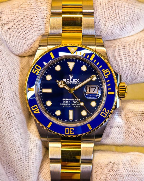 2022 Rolex Submariner Date "Bluesy" 41MM Blue DIal Two-Tone Oyster Bracelet (126613LB)