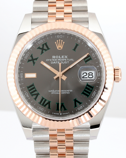 2026 Rolex Datejust "Wimbledon" 41MM Slate Dial Two-Tone Jubilee Bracelet (126331)