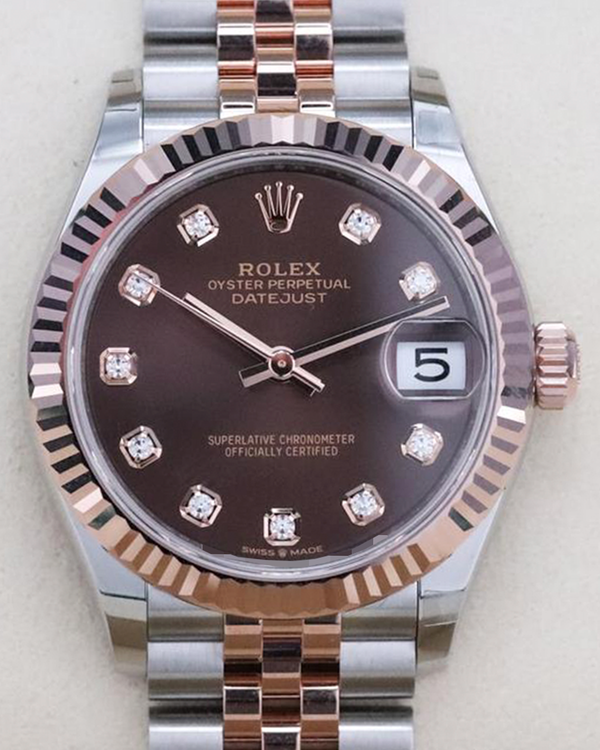 2026 Rolex Datejust 31MM Chocolate Dial Two-Tone Jubilee Bracelet (278271)