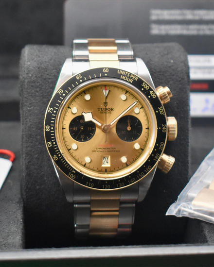 2022 Tudor Black Bay Chrono S&G 41MM Champagne Dial Two-Tone Bracelet (79363N)