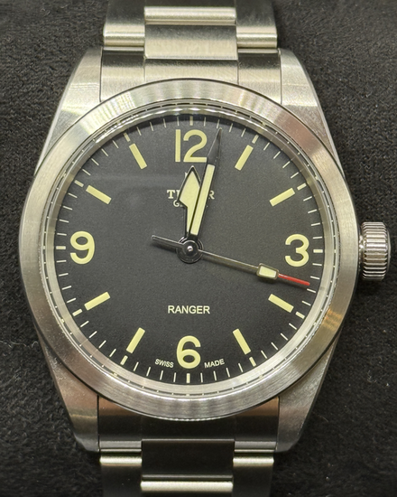 No Reserve - 2026 Tudor Ranger 36MM Black Dial Steel Bracelet (79930)