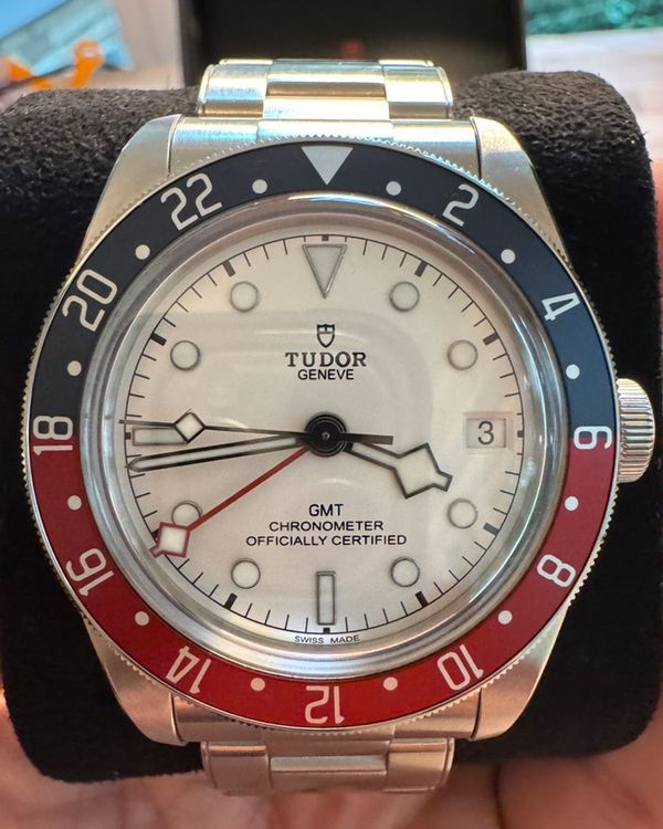 2025 Tudor Black Bay GMT "Pepsi" 41MM White Dial Steel Bracelet (79830RB)