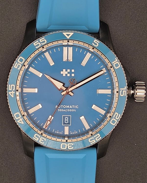 2026 Christopher Ward C60 Trident Pro 300 42MM Blue Dial Rubber Strap (C60-42ADA31S0BB2)