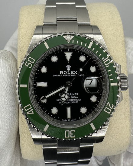 No Reserve - 2023 Rolex Submariner Date "Starbucks" 41MM Black Dial Oyster Bracelet (126610LV)