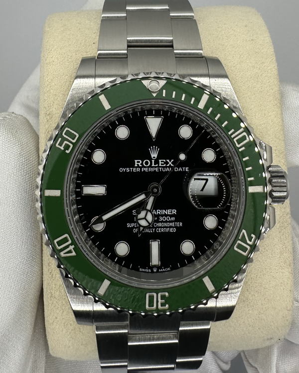 No Reserve - 2023 Rolex Submariner Date "Starbucks" 41MM Black Dial Oyster Bracelet (126610LV)