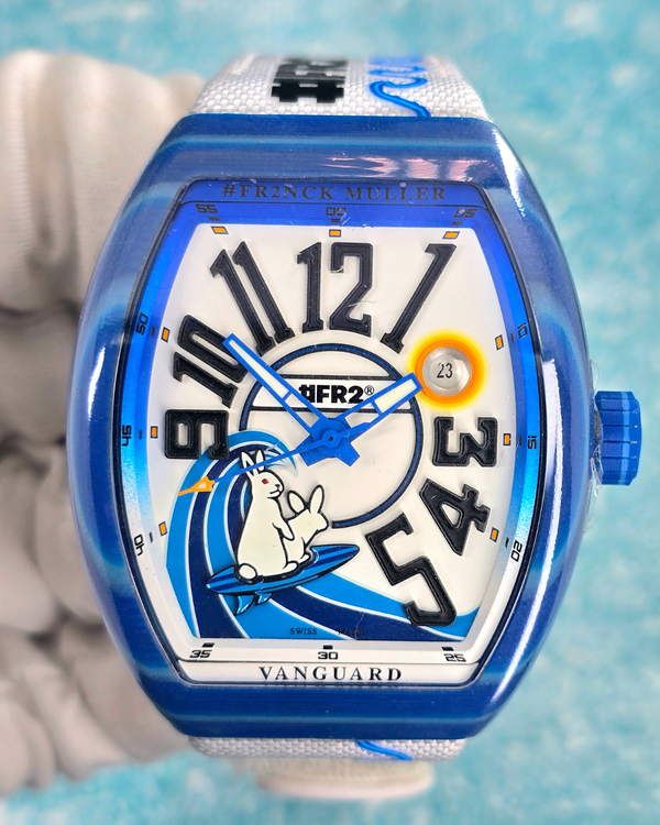 No Reserve - 2025 Franck Muller Vanguard Beach Blue Rabbit "