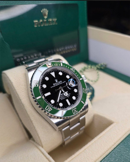 No Reserve - 2024 Rolex Submariner Date "Starbucks" 41MM Black Dial Oyster Bracelet (126610LV)