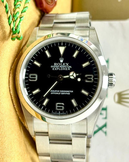 2003 Rolex Explorer 36MM Black Dial Oyster Bracelet (114270)